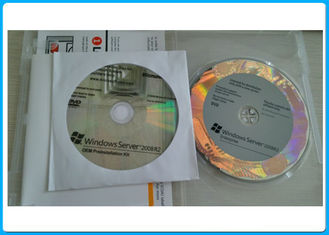 ระบบปฏิบัติการ Microsoft Windows Server 2008 R2 Enterprise 25 Cals / ผู้ใช้ที่มี 2 แผ่นดีวีดีอยู่ภายใน