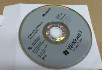 OEM ของแท้ Microsoft Windows 7 Professional 32 บิต / 64 บิตเวอร์ชันเต็มกล่องพร้อมภาษาอังกฤษและฝรั่งเศส