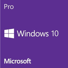 32bit 64bit DVD Microsoft Windows 10 Pro ซอฟต์แวร์ OEM Pack Coa Systerm