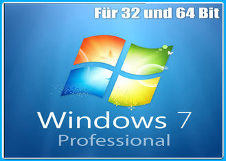 เวอร์ชันเต็ม 32 บิต x 64 บิตแบบมืออาชีพ Windows 7 Pro Retail Box