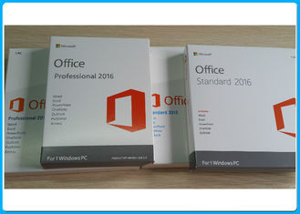 ซอฟต์แวร์ Microsoft Office 2016 Professional + ใบอนุญาต COA 1pc + ร้านค้าปลีก Flash usb