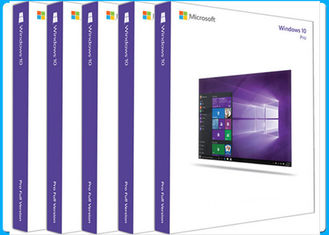 ภาษาอังกฤษ / ฝรั่งเศส / เกาหลี 32 / 64bit ซอฟต์แวร์ Microsoft Windows 10 Pro พร้อมการรับประกันอายุการใช้งาน USB Oem คีย์
