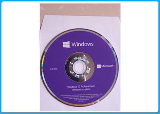 ซอฟต์แวร์ 64 บิตที่เป็นต้นฉบับของ Microsoft Windows 10 Pro Pack ที่เป็นต้นฉบับ
