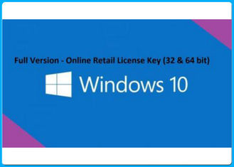 Microsoft Windows 10 Professional 64 บิตซอฟต์แวร์ DVD + การสนับสนุนคีย์เกาหลี / ฝรั่งเศส / อังกฤษ