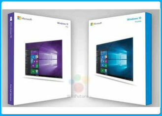 USB Retail Pack Microsoft Windows 10 Pro ซอฟต์แวร์ OEM Key / COA / ใบอนุญาตการเปิดใช้งาน 64 บิตออนไลน์