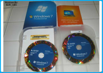 Microsoft Windows 7 Pro OEM คีย์แพ็ค Oem อิตาลี / โปแลนด์ / อังกฤษ / ฝรั่งเศส