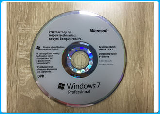 การเปิดใช้งานออนไลน์ Windows 7 Pro OEM Key SP1 ใบอนุญาตให้ใช้สิทธิ COCO OEM 64Bit DVD FQC-08289