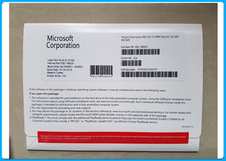 การเปิดใช้งานออนไลน์ Microsoft Windows Softwares 10 Professional 32bit 64bit COA License Sticke