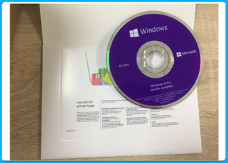 การเปิดใช้งานออนไลน์ Windows10 pro สำหรับภาษาสเปน Oem License Key + แผ่น DVD ของแท้
