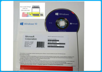 ใบอนุญาต OEM Microsoft Windows 10 Pro ซอฟต์แวร์ 64BIT DVD 1607 เปิดใช้งานรุ่นออนไลน์