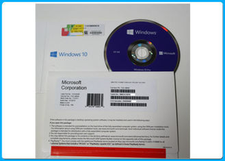 OEM ซอฟต์แวร์ Microsoft Windows 10 Pro 32 64 บิตของแท้มีสิทธิ์ใช้งานเวอร์ชันภาษาอิตาลี / รัสเซีย