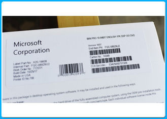 สิทธิ์การใช้งาน Windows ที่แท้จริง Windows Microsoft Windows 10 Pro Software Pack OEM 32/64 Bit Key Code