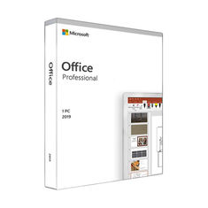 การเปิดใช้งานออนไลน์ Microsoft Office 2019 Pro DVD Coa คีย์การ์ด 1280 × 768 WDDM 1.0