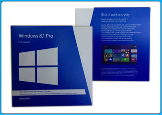64/32 บิต Microsoft Windows 8.1 Pro Pack SP1 เวอร์ชันเต็มดีวีดีและคีย์ OEM ที่เป็นต้นฉบับ