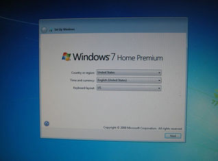 Windows 7 Home Premium 64 Bit เวอร์ชันเต็มกล่องขายปลีก