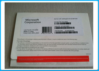 Windows 7 Pro Retail Box Sp1 Vollversion Pack OEM 32 Bit 64 Bit Hologramm DVD