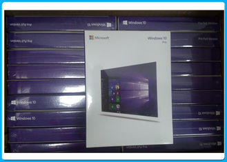 32 บิต / 64 บิตซอฟต์แวร์ Microsoft Windows 10 Pro Retail Box ของ Windows 10 ระดับมืออาชีพ