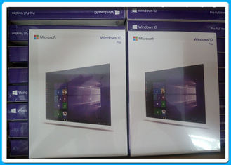 32 บิต / 64 บิตซอฟต์แวร์ Microsoft Windows 10 Pro Retail Box ของ Windows 10 ระดับมืออาชีพ