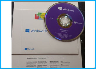 ใหม่ปิดผนึก Microsoft Windows 10 Pro Professional 64 บิต DVD + COA คีย์ใบอนุญาต