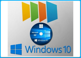 DVD ซอฟต์แวร์ Microsoft Windows 10 Pro 64Bit OEM ใหม่ DVD 64bit + 1PC KEY
