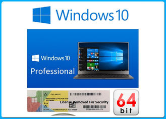 หลายภาษา Win 10 Pro Microsoft Coa Sticker 32bit 64bit Oem สำคัญสำหรับคอมพิวเตอร์