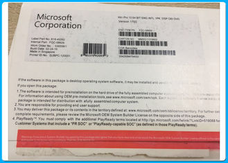 Professional Genuine Microsoft Windows 10 Pro Oem 64 บิตดีวีดีรุ่น 1703