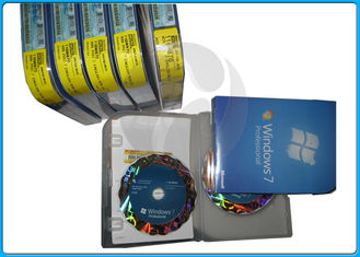 ภาษาอังกฤษ FPP ต้นฉบับ Microsoft Windows 7 Professional Retail Box 32 และ 64 Bit