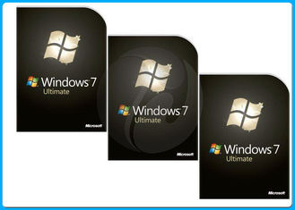 32 Bit 64 Bit Microsoft Windows 7 Ultimate เวอร์ชันเต็มกล่องปลีก DVD BRAND softwares