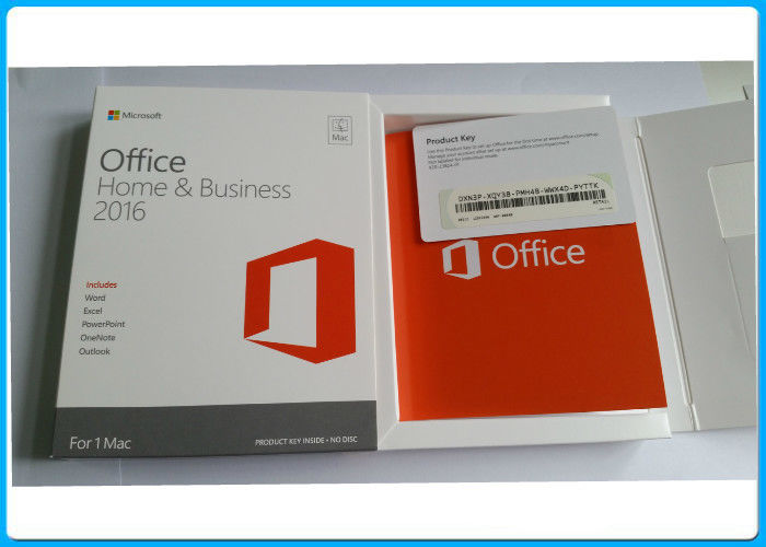 Microsoft Office Home and Business 2016 สำหรับการติดตั้งใบอนุญาตของแท้ของ Mac บนเว็บไซต์ MS